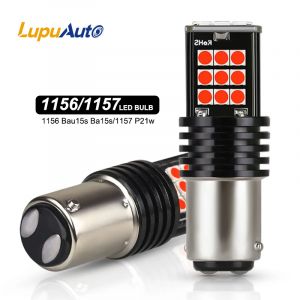 LupuAuto 2 pièces Py21w Ba15s P21w Led 1156 Bau15s ampoule 3030SMD Canbus 1157 Led Bay15d P21/5w