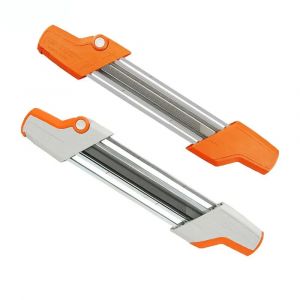 Aff&ucirc;teur de cha&icirc;ne de lime de tron&ccedil;onneuse facile 2 en 1, Kits de pierres &agrave; aiguiser 4mm/4.8mm, jeu