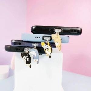 Bouchon anti-poussière pour téléphone chat, adapté à l'iphone pour Samsung, interface type-c,