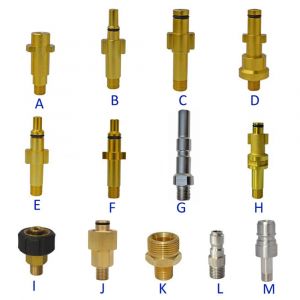 Adaptateur de ba&iuml;onnette de pistolet de lavage &agrave; pression, adaptateur de Lance &agrave; mousse de neige,