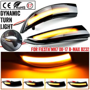 2 pi&egrave;ces pour Ford Fiesta b-max 2008-2017 LED clignotant dynamique clignotant eau qui coule