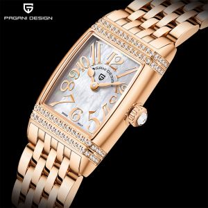 Pagani Design - Women's Sapphire Crystal Quartz Watch, Luxury Accessories, Waterproof up to 50