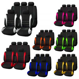 Housses de siège de voiture en tissu, avant, arrière, Suzuki Kizashi Swift Vitara SX4, housse de