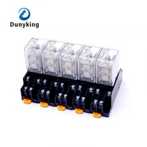 5 pi&egrave;ces MY2P HH52P MY2NJ 12V 24V DC / 110V 220V AC bobine usage g&eacute;n&eacute;ral DPDT micro mini relais avec