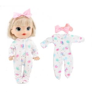 Robe adaptée à la poupée bébé vivante de 12 pouces, 30cm, jouets pour filles, accessoires, nouvelle