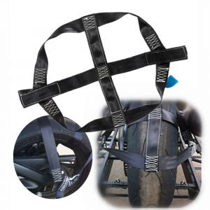 Sangle de fixation universelle pour roue arrière de moto, sangle de ceinture universelle sûre pour