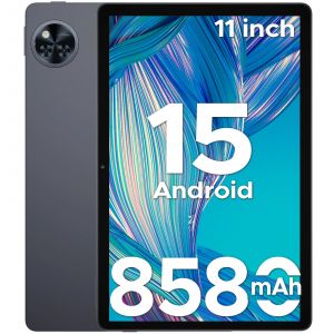 Doogee-Tablette U11 Android 15, écran ultra-clair 90Hz, 4 Go de RAM, 128 Go, batterie Dean 8580mAh,