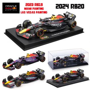 Bburago-Voiture de course Red Bull en alliage moulé sous pression, jouet modèle RB20 F1, TAG Heuer