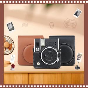 Mini 40 rétro PU cuir Protection sac housse pour Fujifilm Instax Film instantané appareil Photo avec