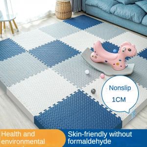 Polym&egrave;res de jeu non toxiques pour b&eacute;b&eacute;, tapis de sol en mousse souple &agrave; embo&icirc;tement pour aire de