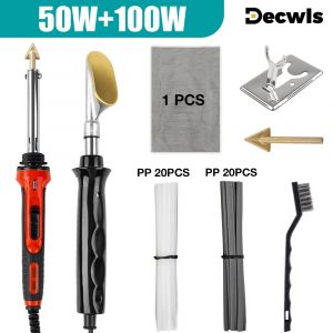 Fer à souder pour réparation de pare-chocs de voiture 50W/100W, Station de retouche de soudage à