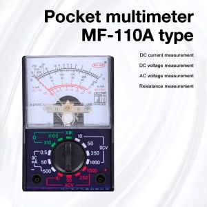 Multimètre électrique analogique Portable MF-110A, pointeur, voltmètre, ampèremètre, tension AC/DC,