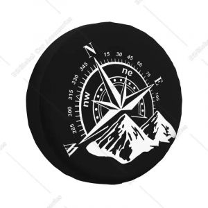 Navigate Mountain Adventure Compass Housse de pneu de secours pour Toyota RAV4 Prado 4WD 4x4 RV