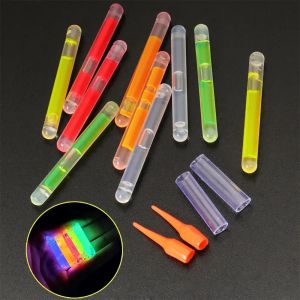 Bâton lumineux structurels ent pour flotteur de pêche, lucioles, 4.5x40mm, 10 pièces/sac