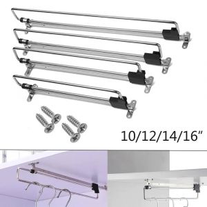 Tige de suspension télescopique pour garde-robe, Rail à vêtements suspendu, supports coulissants