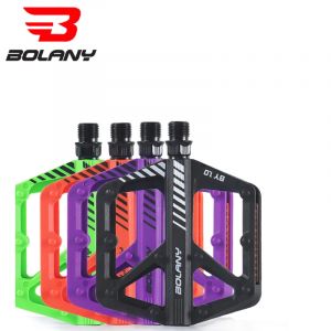 BOLANY Nylon p&eacute;dale de v&eacute;lo anti-d&eacute;rapant VTT p&eacute;dales anti-poussi&egrave;re joint &eacute;tanche Double roulement