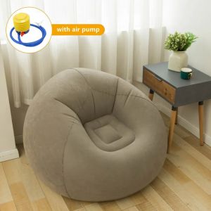 Grand canapé gonflable paresseux, chaise longue en PVC, siège pouf, Pouf bouffant, Tatami,