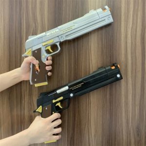 DMC Dante pistolet ébène ivoire blanc tourneurs arme Double pistolets 1:1 Cosplay épée jeu de rôle