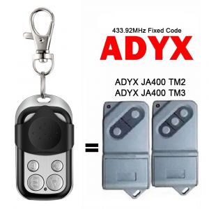 Pour ADYX JA400 TM2 TM3 Porte de garage Porte de garage Télécommande 433.92MHz Code fixe ADYX