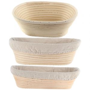 Pâte ovale Banneton Brotform Dougn paniers à pain en rotin panier à levain de Fermentation en osier