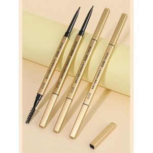 Petit crayon à sourcils à barre d'or, imperméable et résistant à la sueur, Non décolorant, durable,