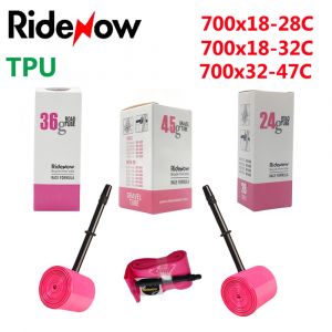 RideNow TPU chambre &agrave; air de v&eacute;lo 700C 700x18 23 25C 26 27 28C 32C 35 37 40 45C 47 pneu de v&eacute;lo de