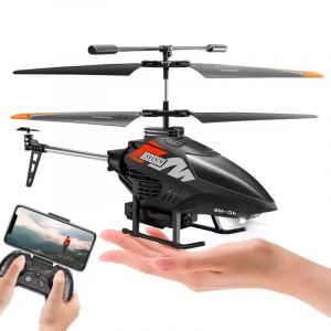 Hélicoptère RC télécommandé 4DRC M6 avec caméra 4K, Drone de maintien d'altitude 2.4GHZ 4CH, avion
