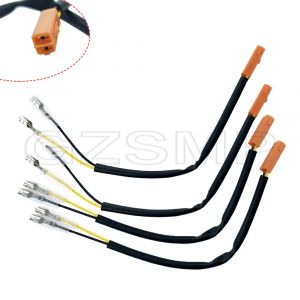 Connecteurs d'indicateur de câblage de clignotant OEM, adaptateurs de prise adaptés à KAWASAKI Z125