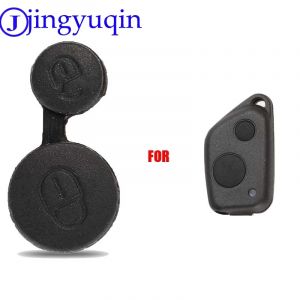 Jingyuqin boutons en caoutchouc housse de clé de voiture pour Peugeot 106 205 206 306 405 406 pour