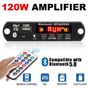 Amplificateur Bluetooth 120, 12V, 5.0 W, MP3, WMA, APE, Carte Décodeur DC 12V, Mains Libres, Audio