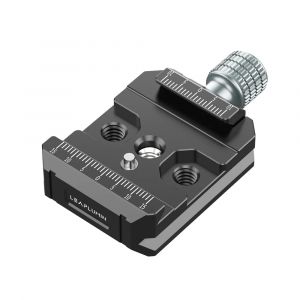 Pince Arca Swiss en aluminium de type avec plaque &agrave; d&eacute;gagement rapide de 3/8 "et 1/4", pince Arca QR