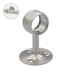 Support de tringle &agrave; rideau de Rail de tringle de placard de garde-robe de bride en m&eacute;tal de 25mm/1