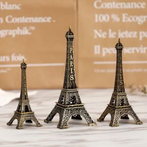 Tour Eiffel de Paris en Bronze, artisanat en métal, accessoires de décoration pour la maison,
