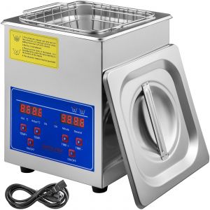 VEVOR Nettoyeur A Ultrasons 2L Pour Bijoux Appareil Nettoyage Ultrasons Professionnel Nettoyeur