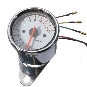 Tachymètre de moto 0-13000 Tach RPM, compteur universel pour Harley Suzuki Honda DC 12V