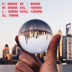 Globe K9 lustre transparent &agrave; lentille, boule de cristal, support pour la photographie, sph&egrave;re