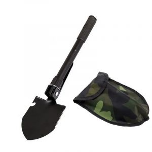 Pelle militaire pliante multifonctionnelle AtlanShovel, pelle d'ext&eacute;rieur, pelle de camping et de