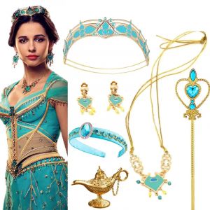 Lampe magique Aladdin et le génie, ensemble de bijoux royaux du moyen-orient, jeu de rôle arabe