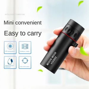 Télescope monoculaire portable avec support, mini télescope pour téléphone portable, extérieur,