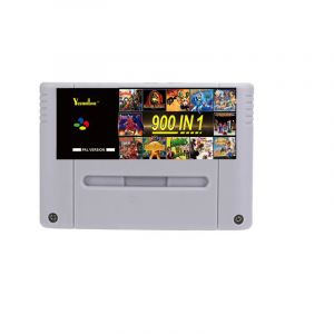 Cartouche de jeu SNES 900 en 1, version pour Console de jeu 16 bits V1 US/JP/EU Edition