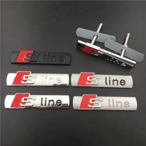 Pour Audi A3 A4 A5 A6 A7 A8 S3 S4 S5 S6 S7 S8 Q3 Q5 Q7 TT S ligne Logo Auto calandre emblème métal