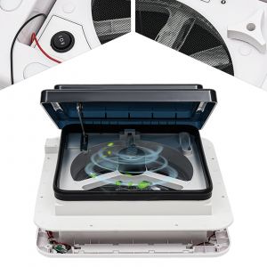 12V caravane Ventilation lucarne RV ventilateur &eacute;vent camping-car ventilateur d'&eacute;chappement toit de