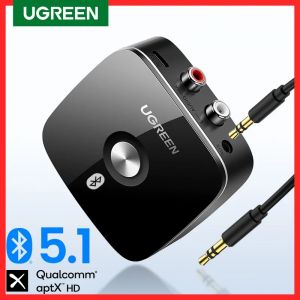 UGREEN Bluetooth RCA r&eacute;cepteur 5.1 aptX HD 3.5mm Jack Aux adaptateur sans fil musique pour TV