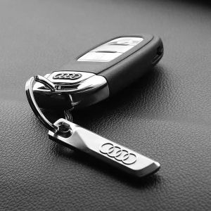 Porte-clés de voiture avec emblème métallique 3D, 1 pièce, accessoires pour Audi sline B7 B9 A3 8P