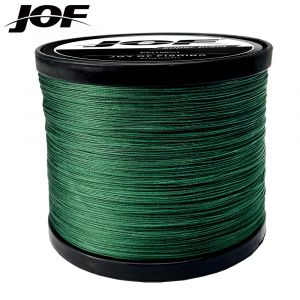 JOF 4 brins tressé ligne de pêche Multifilament 300M 500M 1000M carpe pêche japonais tressé fil