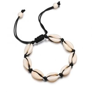 Bohème coquille bracelets porte-bonheur pour femmes hommes été plage de sable à la main chaîne corde