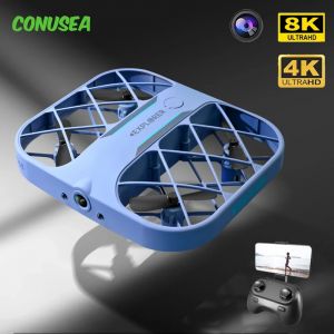 JJRC H107 8k Drone wifi fpv drones avec caméra hd 4k télécommande hélicoptère avion poche