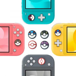 Capuchons de poignées de pouce analogiques en silicone pour manettes de jeu Joy-Con, capuchons pour