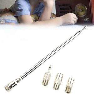 Adaptateur d'antenne Radio FM DAB télescopique 75mm, récepteur AV HiFi, Mini système, longueur