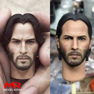 Keanu Reeves – sculpture de tête, modèle pour soldat masculin de 12 pouces, modèle de poupées à